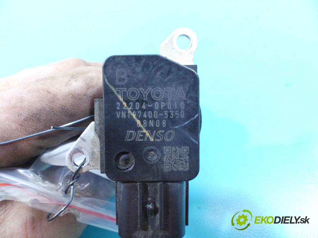 Toyota Estima III 2006-2019 2.4 vvti 170 HP automatic 125 kW 2399 cm3 5- průtokoměr: 22204-0P010 (Váhy vzduchu)