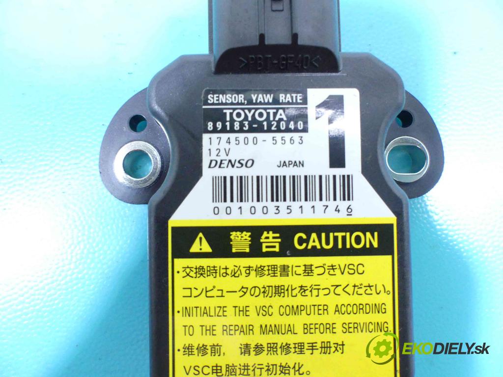 Toyota Estima III 2006-2019 2.4 vvti 170 HP automatic 125 kW 2399 cm3 5- modul riadiaca jednotka 89183-12040 (Ostatné)