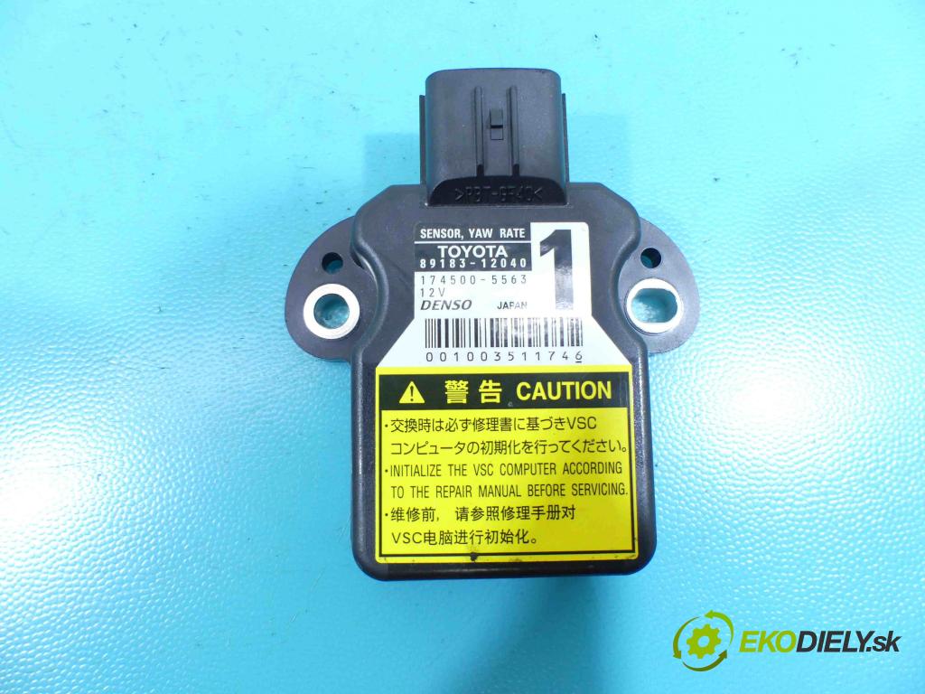 Toyota Estima III 2006-2019 2.4 vvti 170 HP automatic 125 kW 2399 cm3 5- modul riadiaca jednotka 89183-12040 (Ostatné)