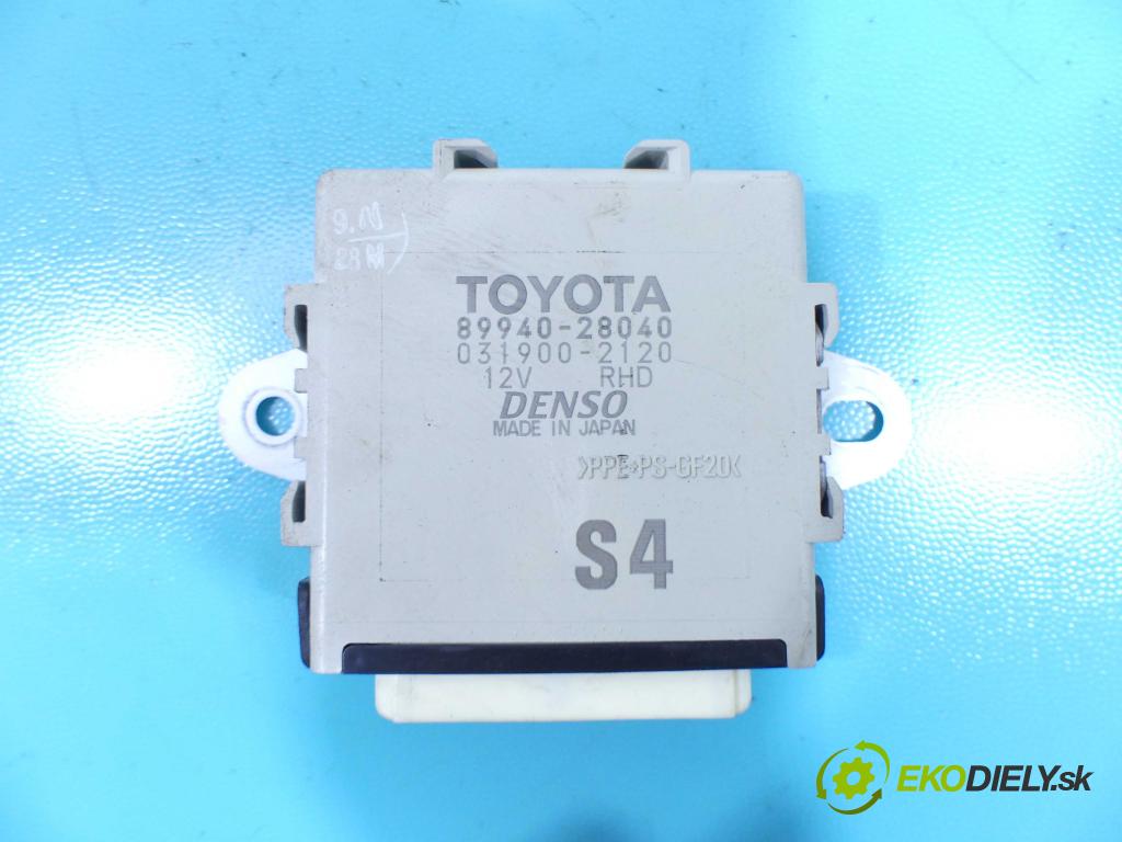 Toyota Estima III 2006-2019 2.4 vvti 170 HP automatic 125 kW 2399 cm3 5- modul riadiaca jednotka 89940-28040 (Ostatné)