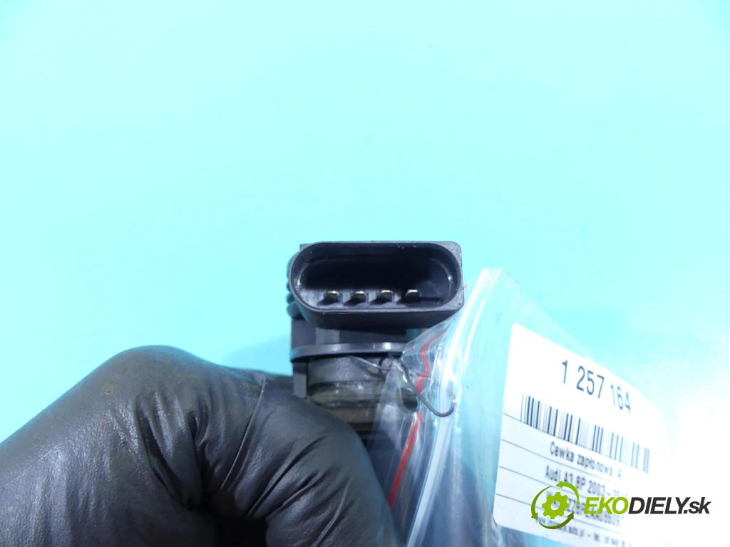 Audi A3 8P 2003-2012 1.8 TFSI 160 HP manual 118 kW 1798 cm3 5- cievka zapaľovacia 06H905115B (Zapaľovacie cievky, moduly)