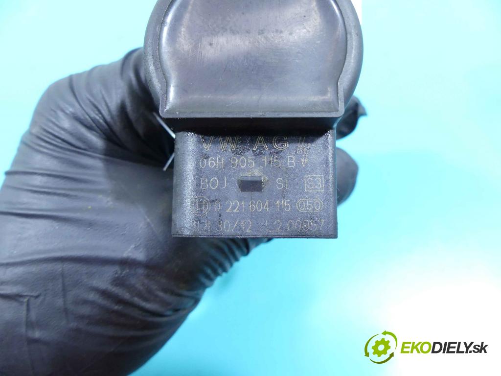 Audi A3 8P 2003-2012 1.8 TFSI 160 HP manual 118 kW 1798 cm3 5- cievka zapaľovacia 06H905115B (Zapaľovacie cievky, moduly)