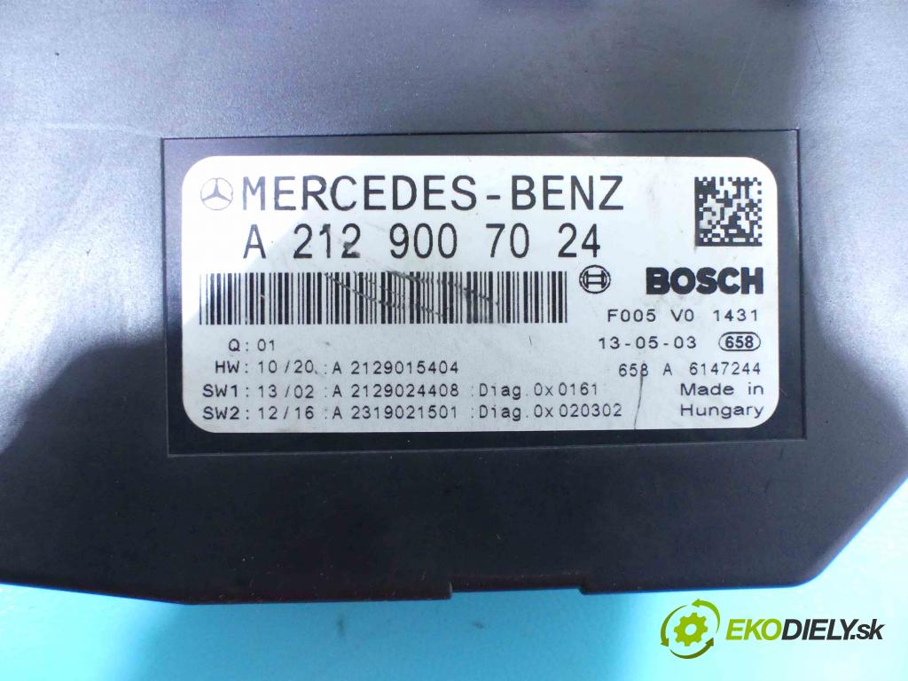 Mercedes CLS II C218 2010-2018 3.0 cdi 265KM automatic 195 kW 2987 cm3 4- modul riadiaca jednotka A2129007024 (Ostatné)