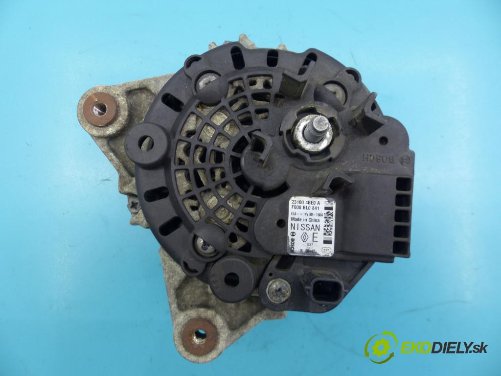 Nissan X-trail III T32 2013-2021 1.6 dci 131 hp manual 96 kW 1598 cm3 5- Alternator 23100-4BE0A (Alternátory)