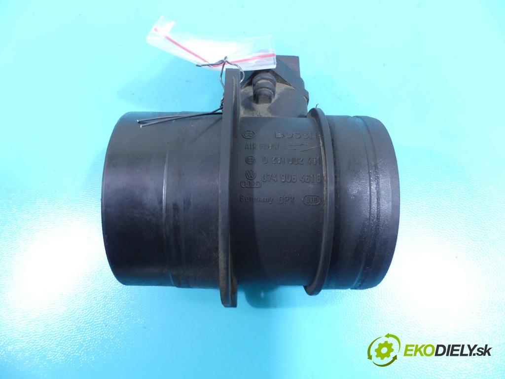 Audi A6 C5 1997-2004 1.9 tdi 131 HP manual 96 kW 1896 cm3 4- průtokoměr: 0281002461 (Váhy vzduchu)