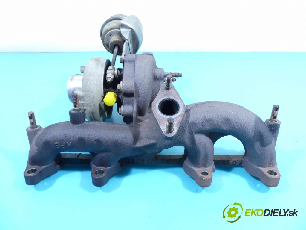 Seat Cordoba II 6L 2002-2008 1.9 tdi 101 HP manual 74 kW 1896 cm3 4- turbodúchadlo, turbo BV39A-0019 (Turbodúchadlá (kompletné))