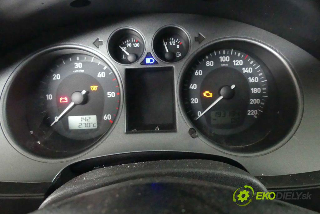 Seat Cordoba II 6L 2002-2008 1.9 tdi 101 HP manual 74 kW 1896 cm3 4- prístrojovka/ budíky 6L0920802A (Prístrojové dosky, displeje)