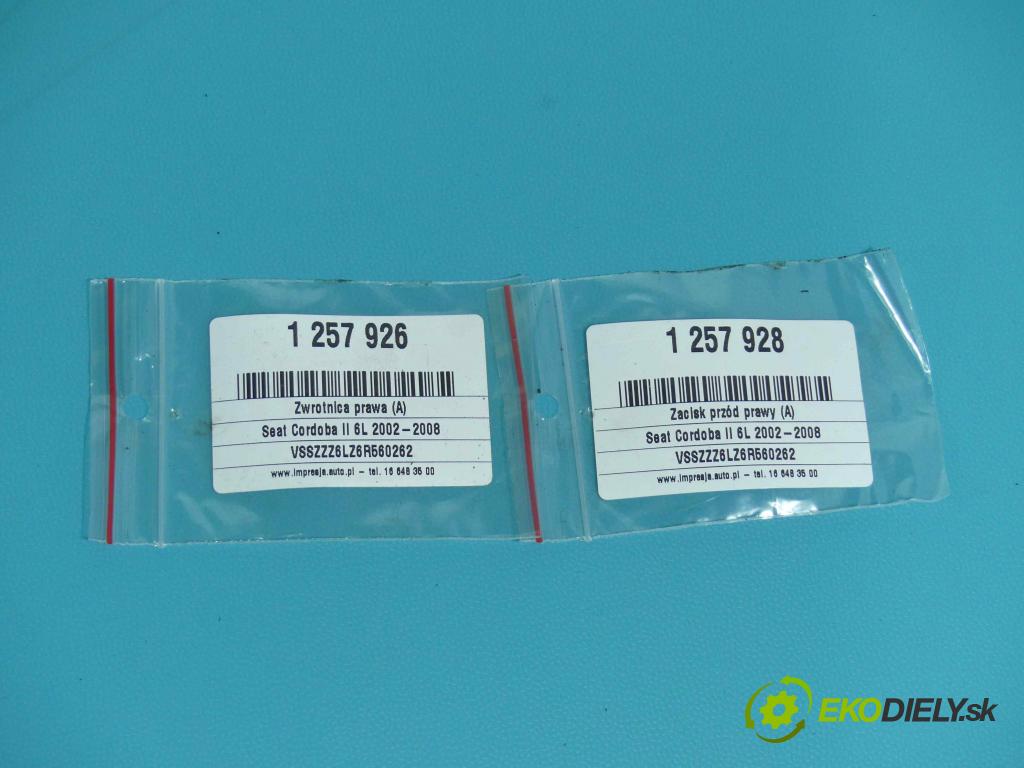 Seat Cordoba II 6L 2002-2008 1.9 tdi 101 HP manual 74 kW 1896 cm3 4- náboj pravé  (Náboje)