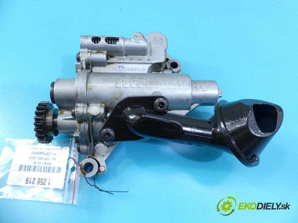 Audi A3 8P 2003-2012 1.8 TFSI 160 hp manual 118 kW 1798 cm3 5- čerpadlo olej: 06H115105BF (Olejové pumpy)