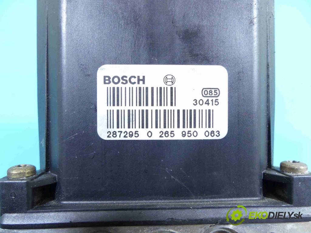 Skoda Superb I 2001-2008 1.8 T 150 hp manual 110 kW 1781 cm3 4- čerpadlo abs 0265950063 (Pumpy brzdové)