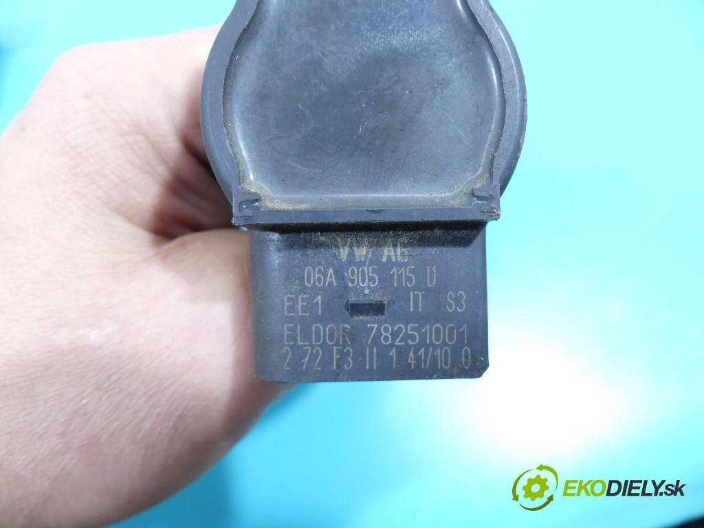 Skoda Superb I 2001-2008 1.8 T 150 HP manual 110 kW 1781 cm3 4- cievka zapaľovacia 06A905115U (Zapaľovacie cievky, moduly)
