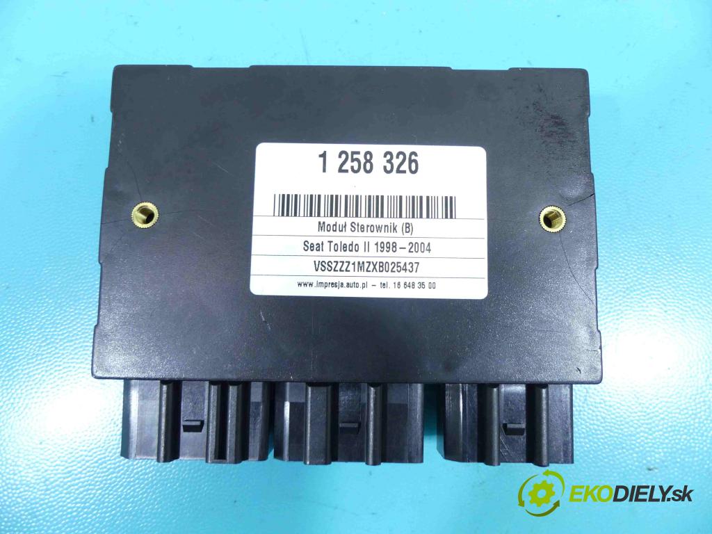 Seat Toledo II 1998-2004 1.6 SR 101 HP manual 74 kW 1595 cm3 4- modul riadiaca jednotka 1J0959799S (Ostatné)