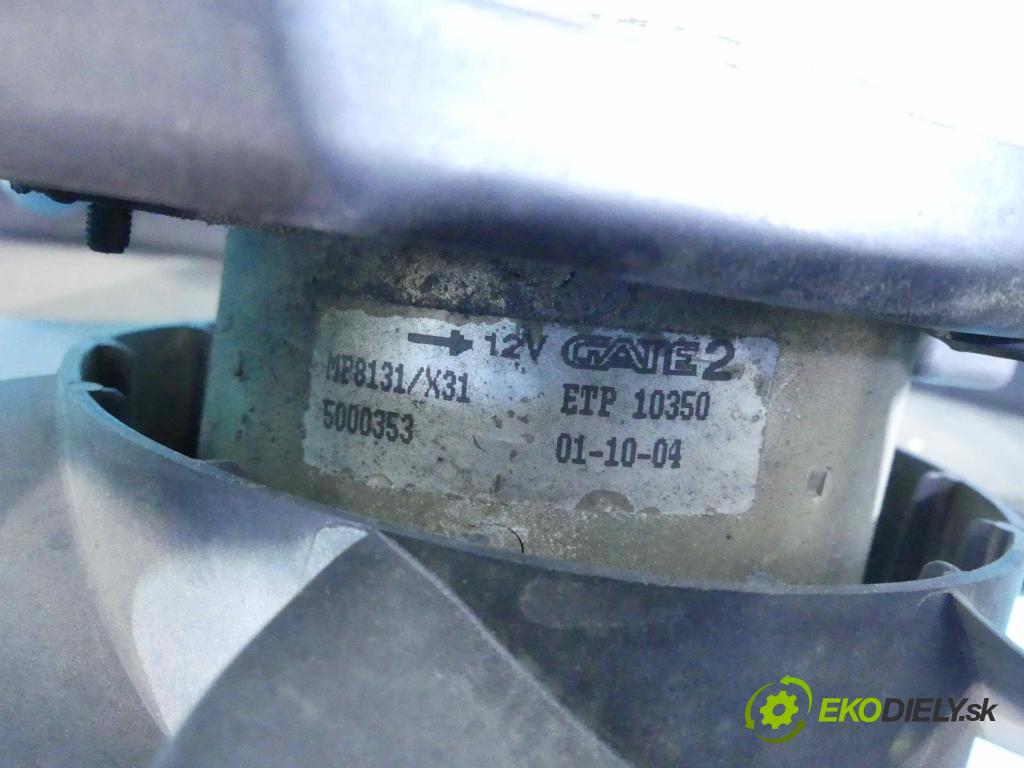 Nissan Primera P12 2001-2007 1.9 dci 120 HP manual 88 kW 1870 cm3 5- Ventilátor chladiča