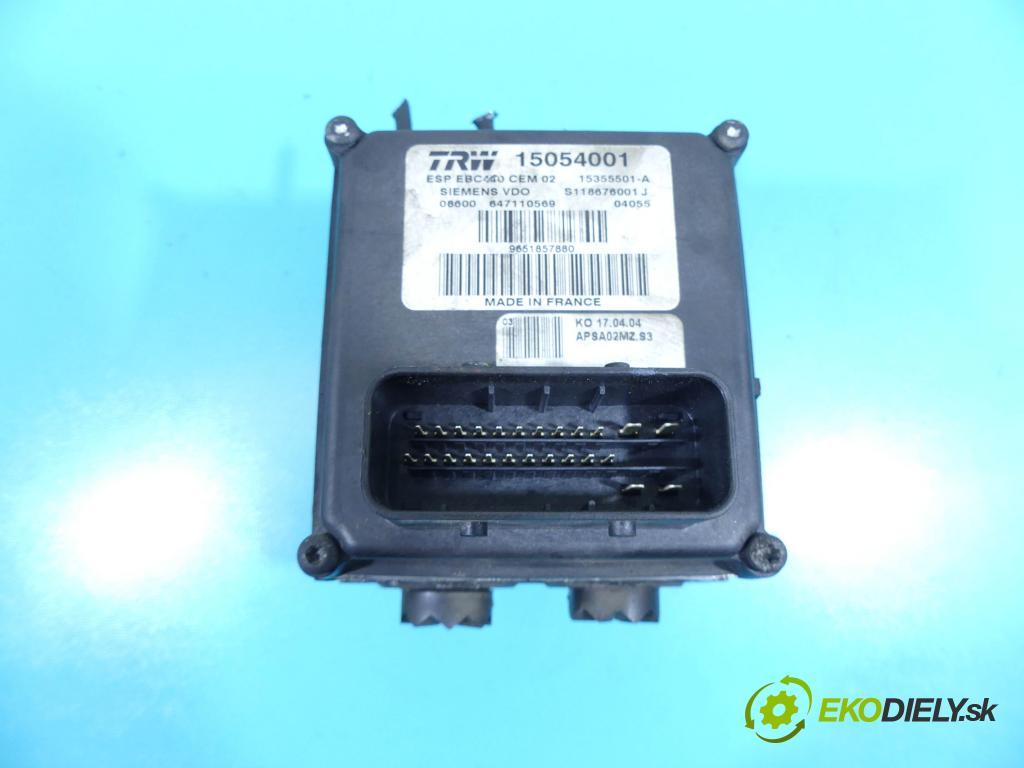 Peugeot 407 2.0 hdi 136 HP manual 100 kW 1997 cm3 4- čerpadlo abs 15054001 (Pumpy ABS)
