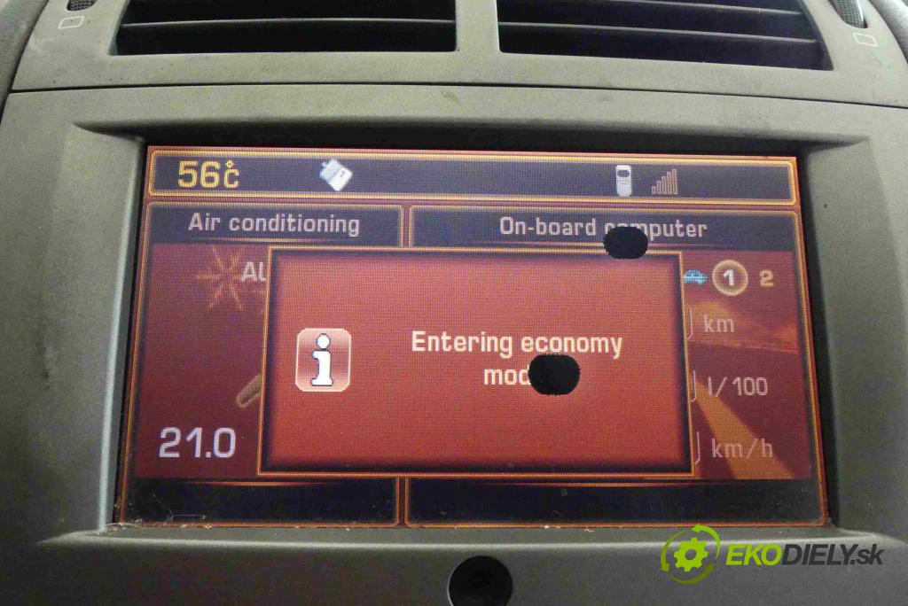 Peugeot 407 2.0 hdi 136 HP manual 100 kW 1997 cm3 4- Zobrazit: 9654917880 (Prístrojové dosky, displeje)