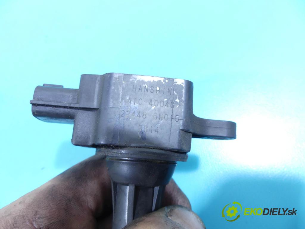 Nissan Almera N16 2000-2006 1.8 16v 116 HP manual 85 kW 1769 cm3 5- cievka zapaľovacia 224486N015 (Zapaľovacie cievky, moduly)