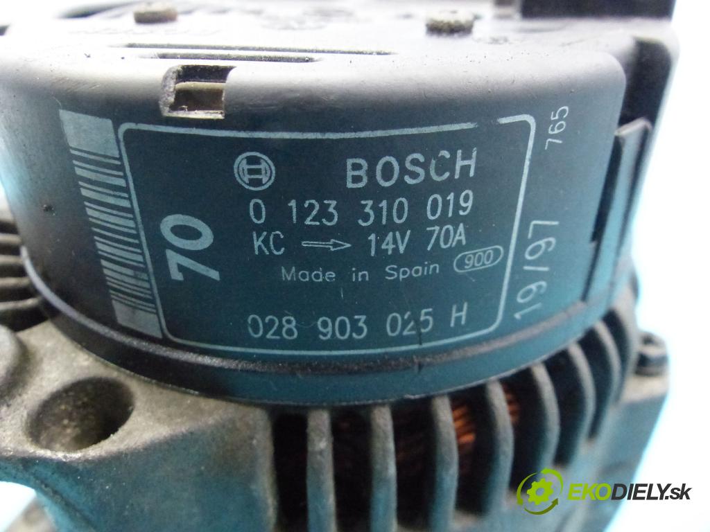 Audi A6 C5 1997-2004 1.9 tdi 131 hp manual 96 kW 1896 cm3 4- Alternator 0123310019 (Alternátory)