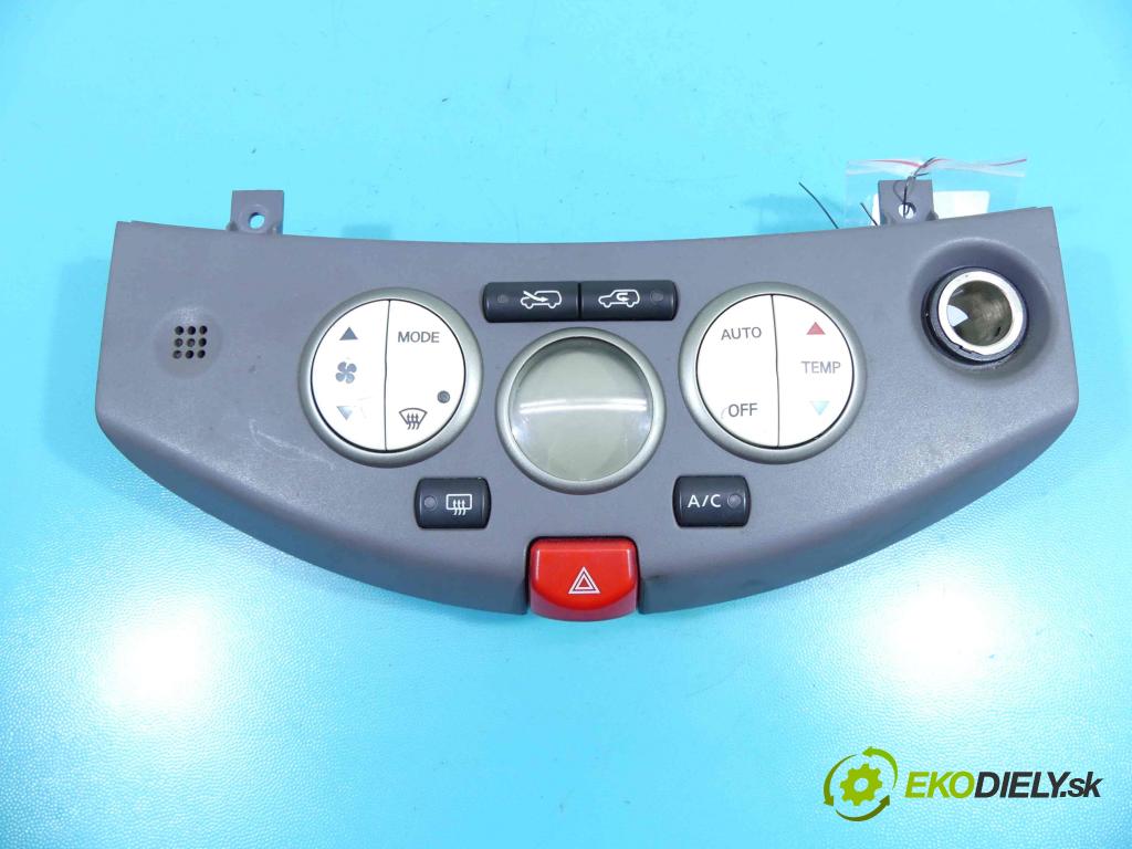 Nissan Micra K12 2003-2010 1.4 16v 88 HP manual 65 kW 1386 cm3 5- panel kúrenia 27500AX701