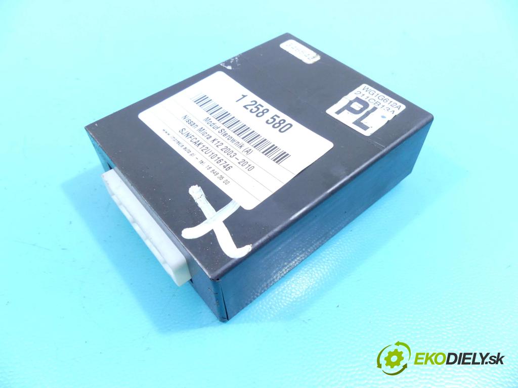Nissan Micra K12 2003-2010 1.4 16v 88 HP manual 65 kW 1386 cm3 5- modul riadiaca jednotka 211CB13A (Ostatné)
