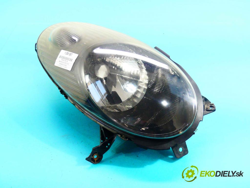 Nissan Micra K12 2003-2010 1.4 16v 88 HP manual 65 kW 1386 cm3 5- Reflektor: pravý 26010AX705 (Pravé)