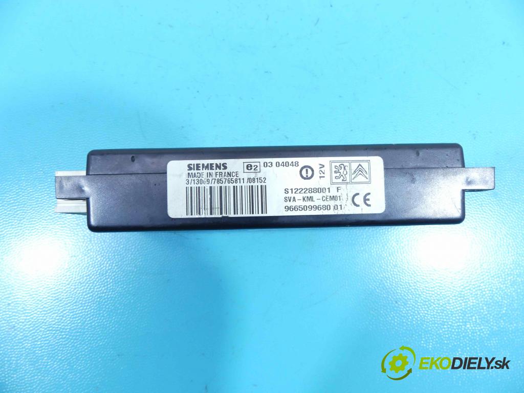 Citroen C3 I 2002-2009 1.4 hdi 68 HP manual 50 kW 1398 cm3 5- modul riadiaca jednotka 9665099680 (Ostatné)