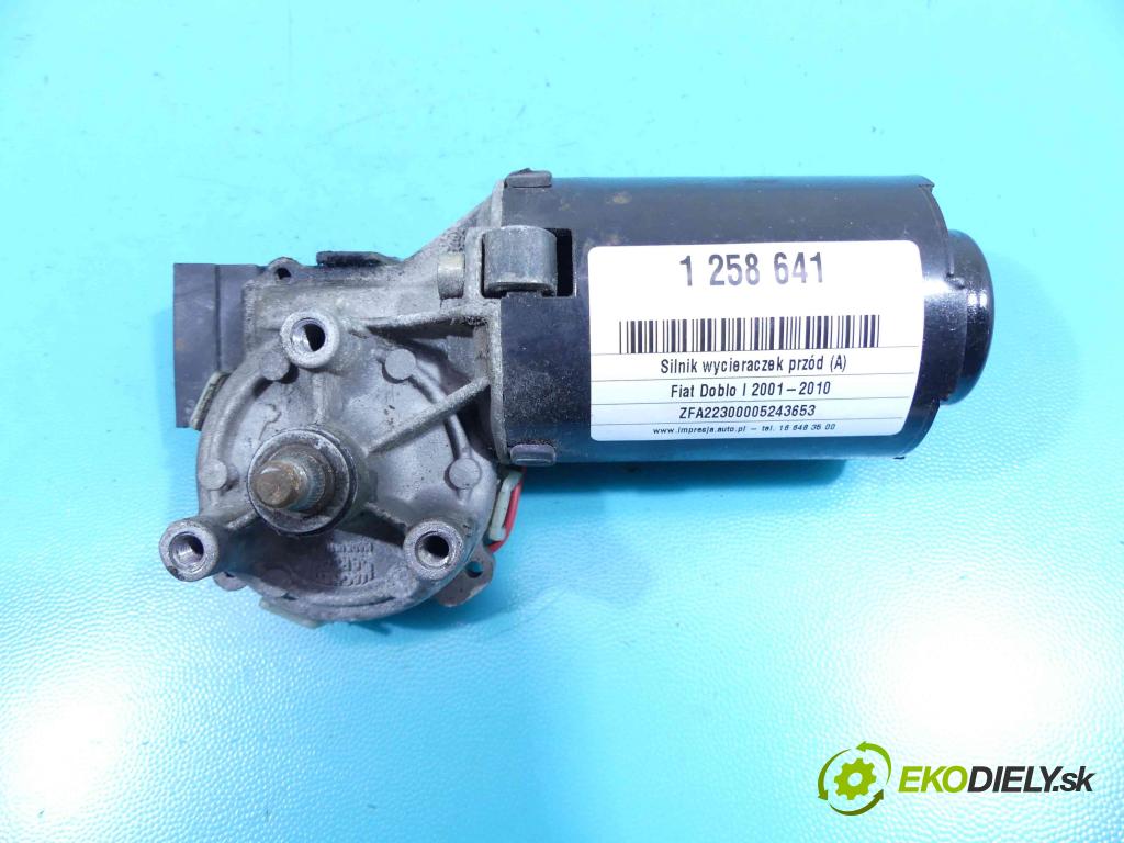 Fiat Doblo I 2001-2010 1.9 jtd 105 HP manual 77 kW 1910 cm3 5- motor stieračov predné