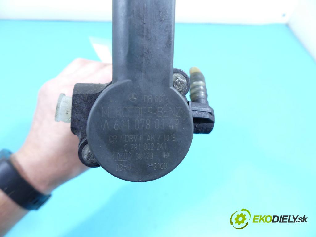 Mercedes Vaneo 1.7 cdi 90 HP automatic 66 kW 1689 cm3 5- lišta vstrekovacia 0281002498 (Vstrekovacie lišty)