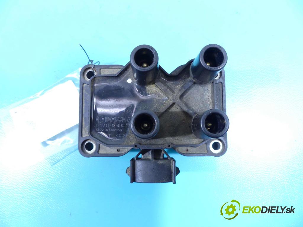 Mazda 2 I 2003-2007 1.4 16v 80 HP manual 59 kW 1388 cm3 5- cievka zapaľovacia 0221503490 (Zapaľovacie cievky, moduly)