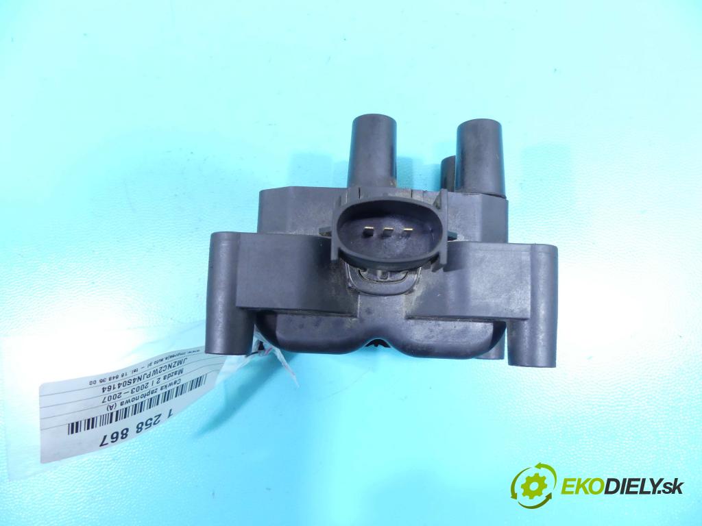 Mazda 2 I 2003-2007 1.4 16v 80 HP manual 59 kW 1388 cm3 5- cievka zapaľovacia 0221503490 (Zapaľovacie cievky, moduly)