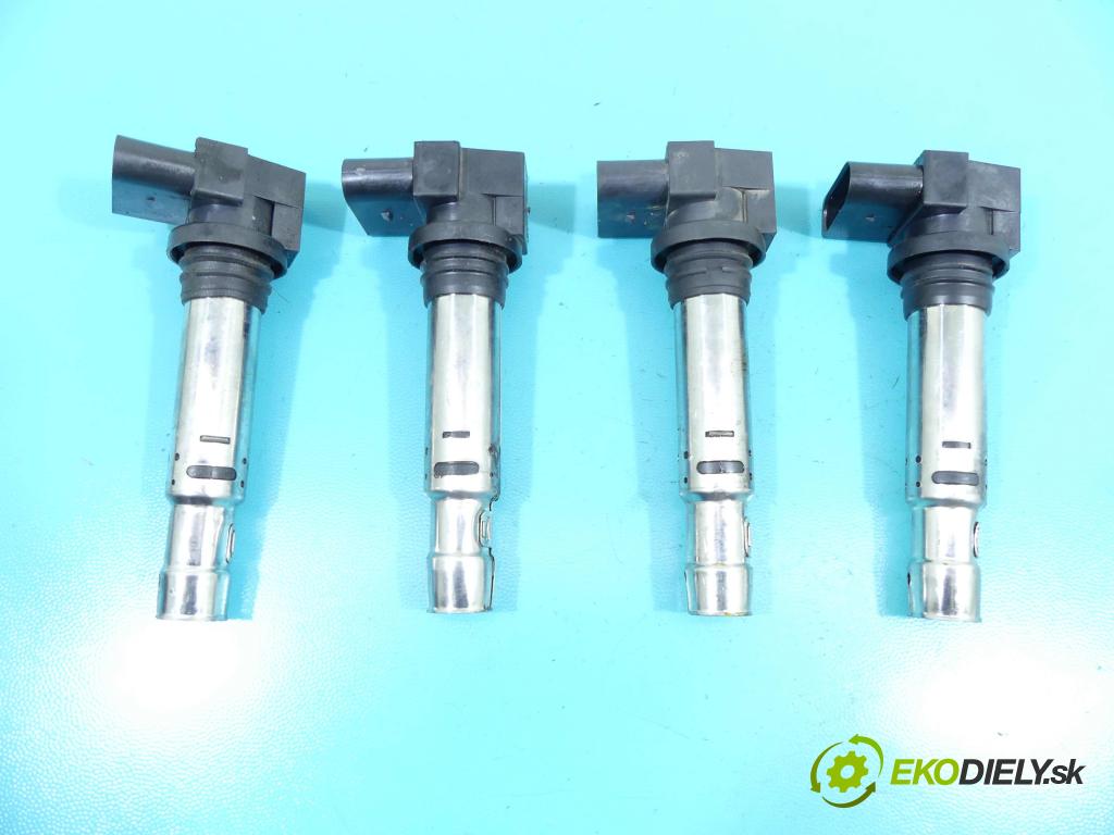 Seat Ibiza III 6L 2002-2008 1.4 16v 101 HP manual 74 kW 1390 cm3 3- cievka zapaľovacia 0040102030 (Zapaľovacie cievky, moduly)