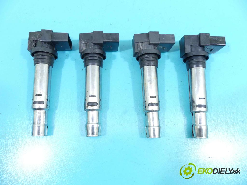 Seat Ibiza III 6L 2002-2008 1.4 16v 101 HP manual 74 kW 1390 cm3 3- cievka zapaľovacia 0040102030 (Zapaľovacie cievky, moduly)