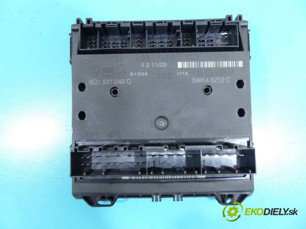 Seat Ibiza III 6L 2002-2008 1.4 16v 101 HP manual 74 kW 1390 cm3 3- modul riadiaca jednotka 6Q1937049C (Ostatné)