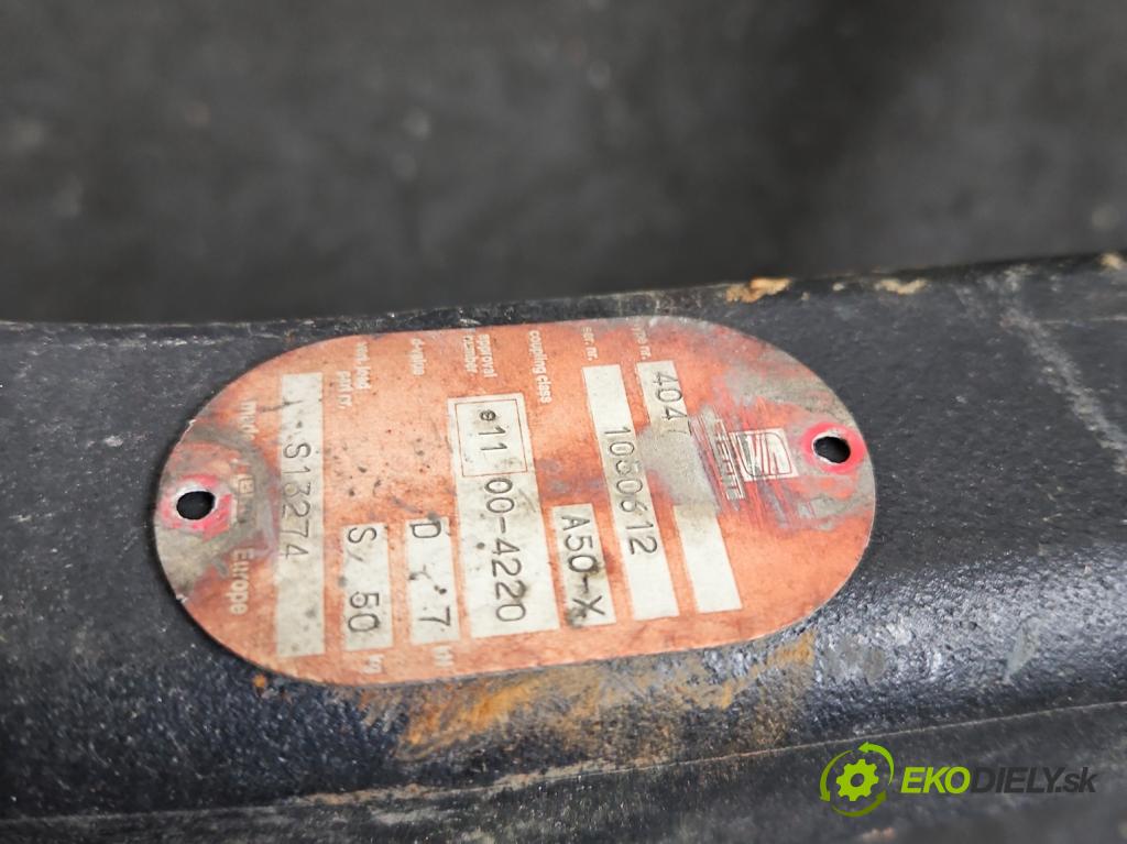 Seat Ibiza III 6L 2002-2008 1.4 16v 101 HP manual 74 kW 1390 cm3 3- Hák: vlečení:  (Ťažné zariadenie)