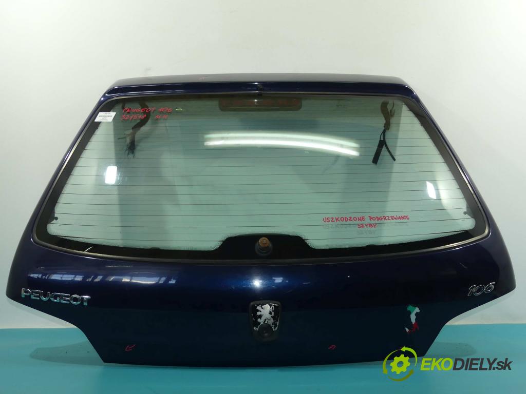 Peugeot 106 1.1 60 hp manual 44 kW 1124 cm3 3- zadní kufrové dveře  (Zadní kapoty)