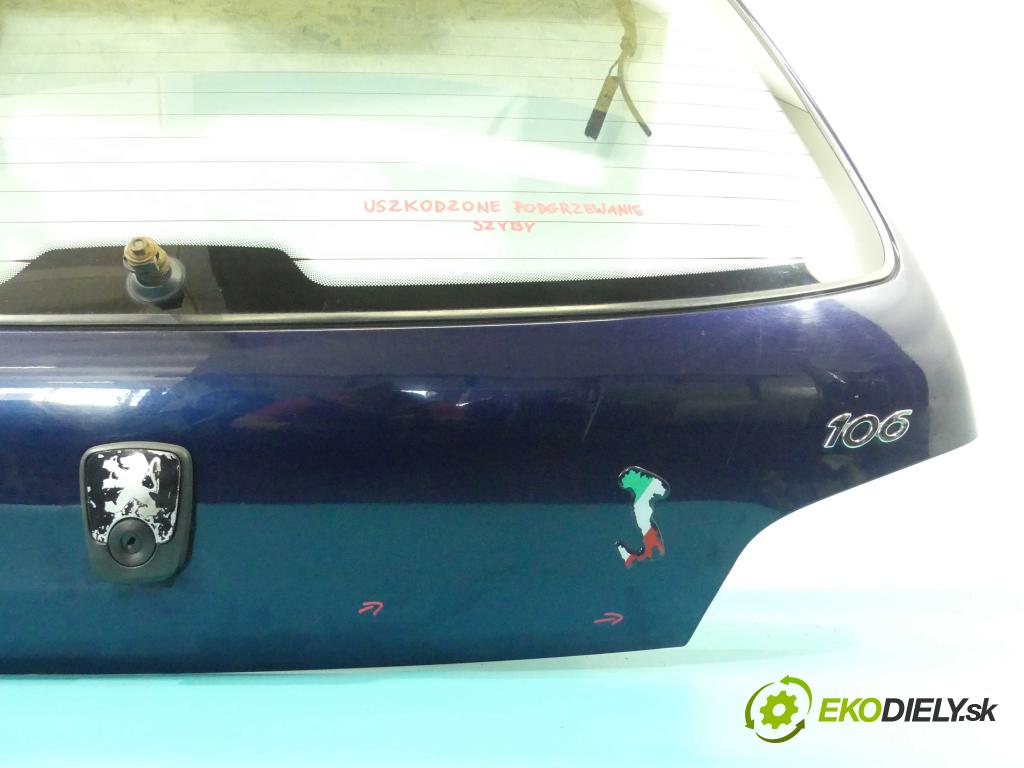 Peugeot 106 1.1 60 hp manual 44 kW 1124 cm3 3- zadní kufrové dveře  (Zadní kapoty)