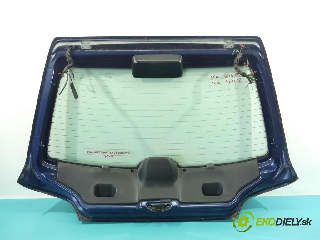 Peugeot 106 1.1 60 hp manual 44 kW 1124 cm3 3- zadní kufrové dveře  (Zadní kapoty)