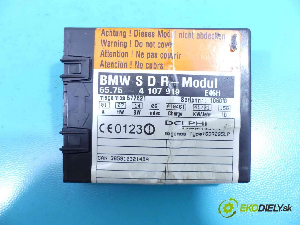 Bmw 3 E46 1998-2007 2.5 24v 170 HP automatic 125 kW 2494 cm3 2- modul riadiaca jednotka 4107919 (Ostatné)