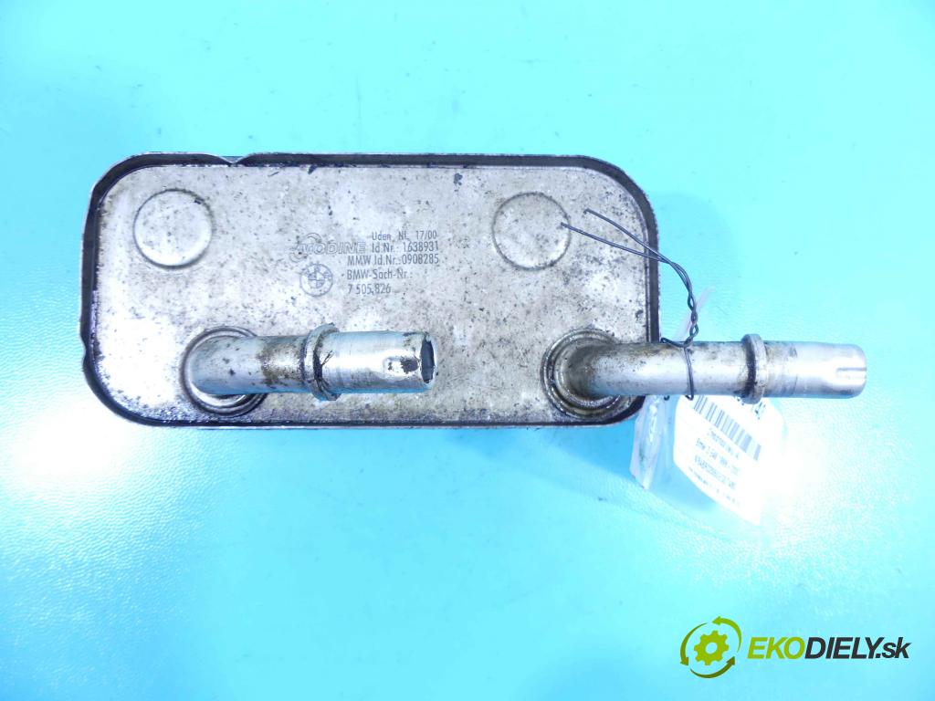 Bmw 3 E46 1998-2007 2.5 24v 170 HP automatic 125 kW 2494 cm3 2- chladič oleja: 7505826
