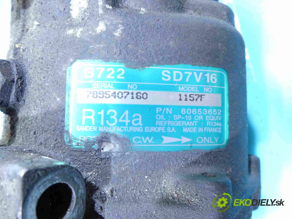 Fiat Stilo 1,8.0 16v 133 HP manual 98 kW 1747 cm3 3- čerpadlo klimatizácie 7895407160