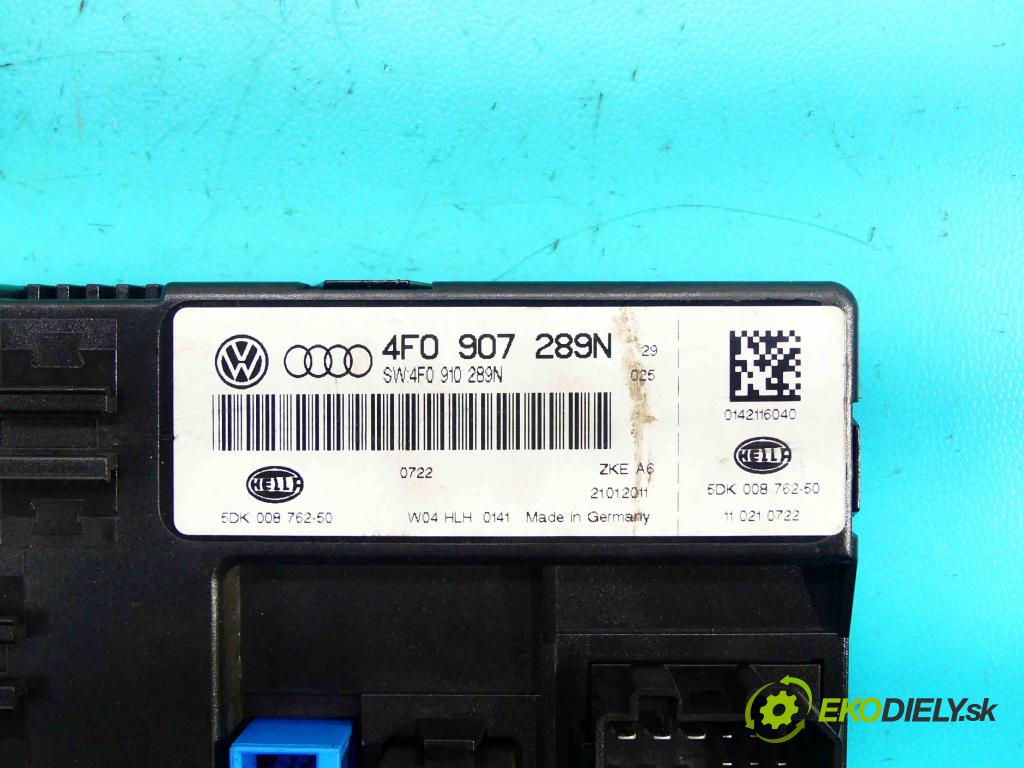 Audi A6 C6 2004-2011 3.0 tdi 239KM automatic 176 kW 2967 cm3 5- modul riadiaca jednotka 4F0907289N (Ostatné)