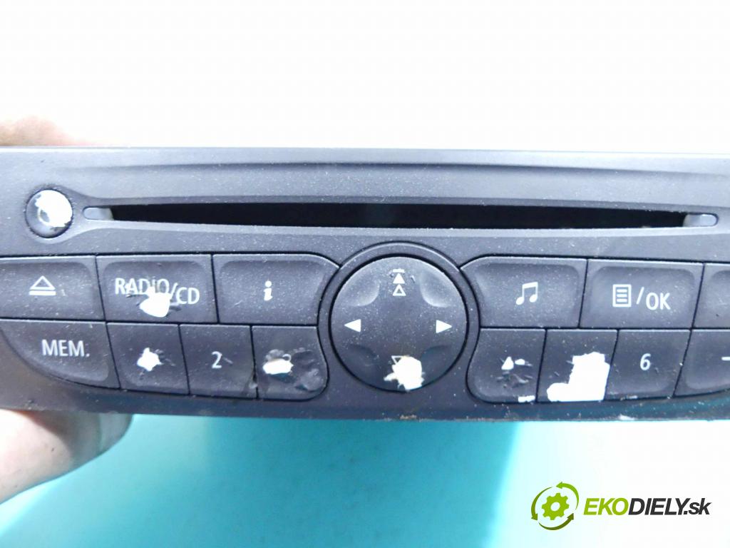 Renault Master III 2010-2019 2.3 dci (M9T870): 101 HP manual 74 kW 2299 cm3 5- Radio originál 281150049R