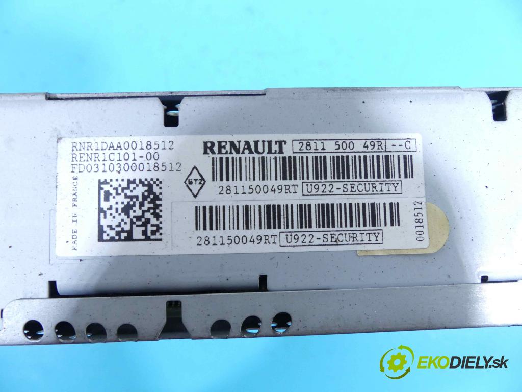 Renault Master III 2010-2019 2.3 dci (M9T870): 101 HP manual 74 kW 2299 cm3 5- Radio originál 281150049R