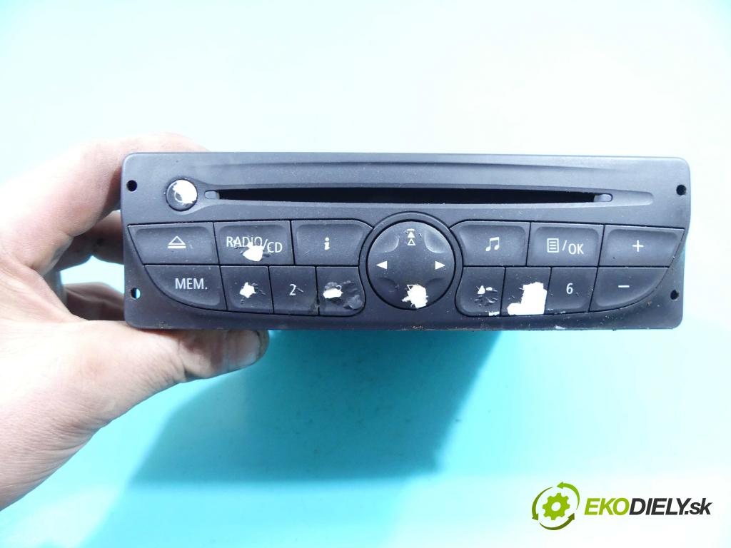Renault Master III 2010-2019 2.3 dci (M9T870): 101 HP manual 74 kW 2299 cm3 5- Radio originál 281150049R