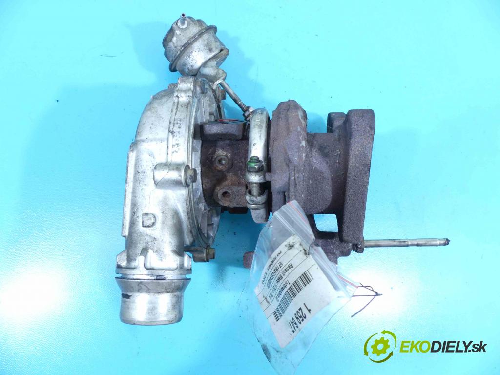 Renault Master III 2010-2019 2.3 dci 101 HP manual 74 kW 2299 cm3 5- turbodúchadlo, turbo 786997-1 (Turbodúchadlá (kompletné))