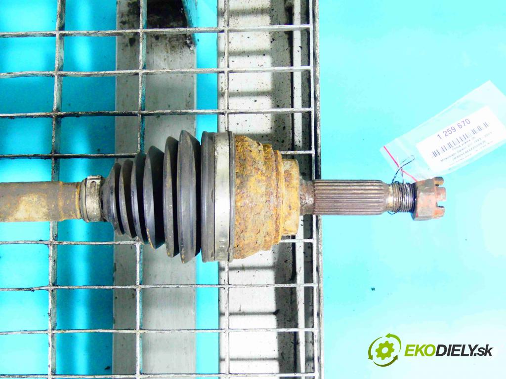 Mitsubishi Galant VIII 1993-2003 2.0 TD 90 HP manual 66 kW 1998 cm3 4- poloos pravé (Poloosy)