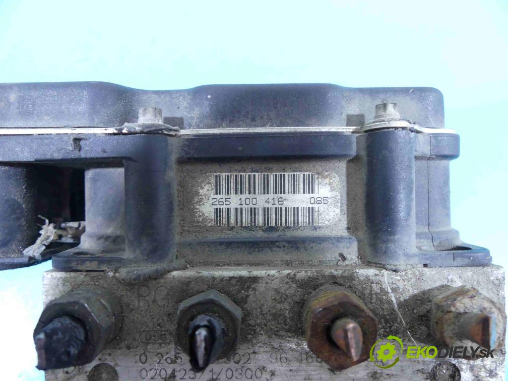 Peugeot 307 1.6 16v 109 HP manual 80 kW 1587 cm3 5- čerpadlo abs 0265800301 (Pumpy ABS)