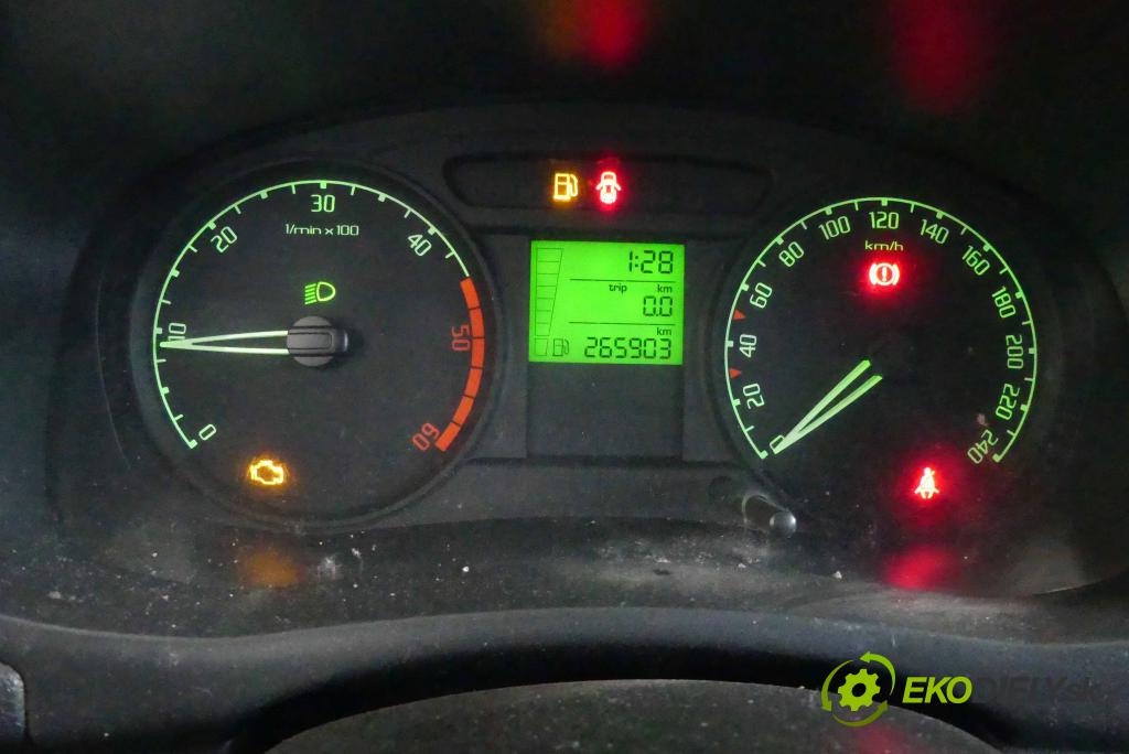 Skoda Fabia II 2007-2014 1.9 tdi 105 HP manual 77 kW 1896 cm3 5- prístrojovka/ budíky 5J0920801C (Prístrojové dosky, displeje)