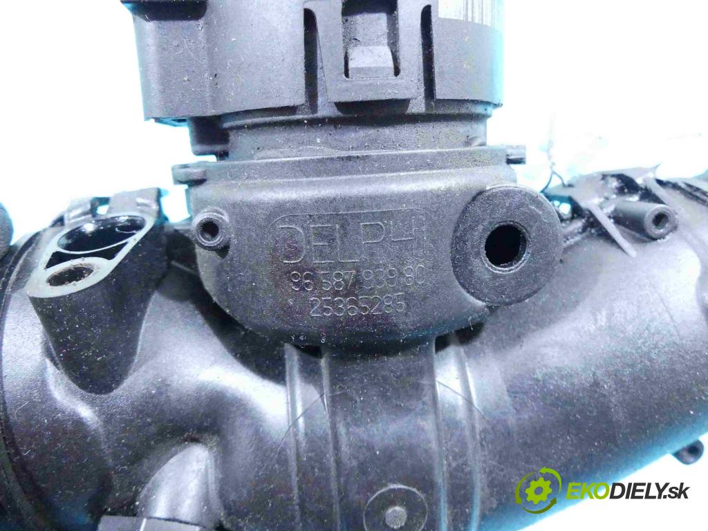 Citroen C4 I 2004-2011 1.6 hdi 90 HP manual 66 kW 1560 cm3 5- klapka 9658793980 (Škrtiace klapky)