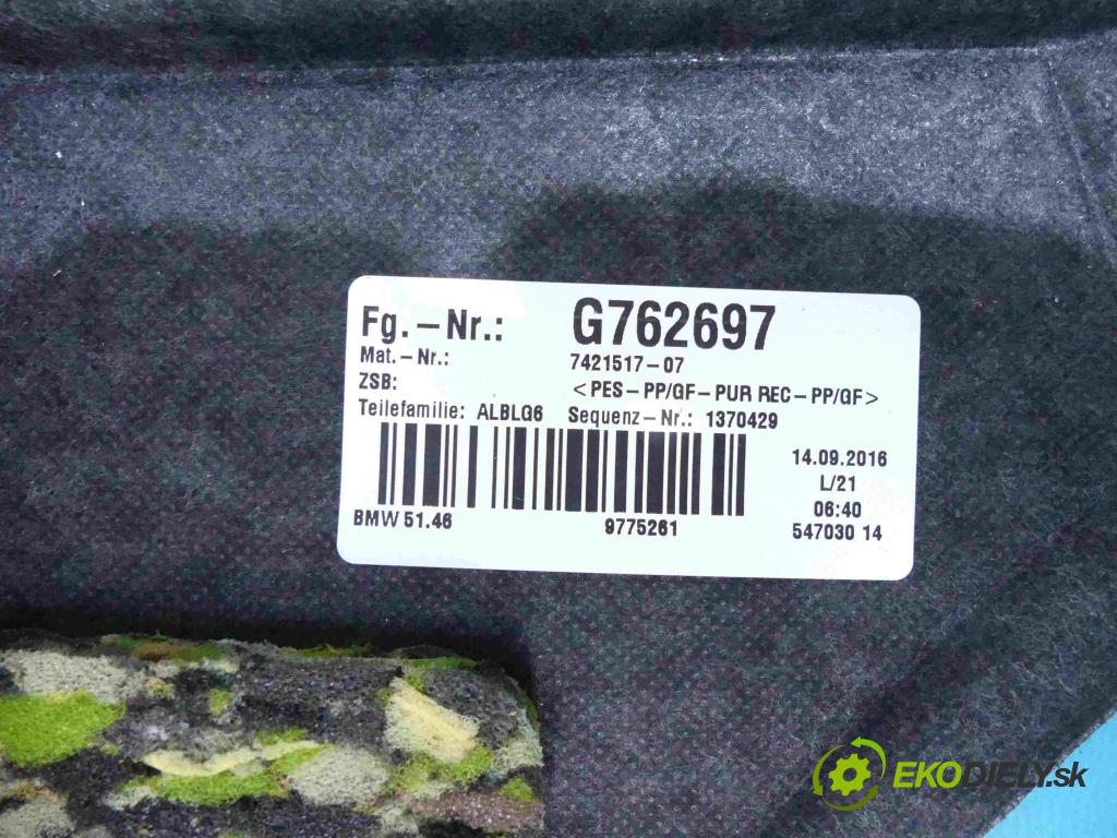 Bmw 7 G11 2015-2022 3.0d 265KM automatic 195 kW 2993 cm3 4- roleta G762697 (Rolety kufra)