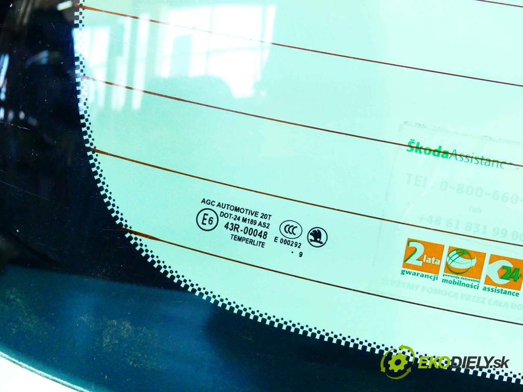 Skoda Fabia II 2007-2014 1.9 tdi 105 hp manual 77 kW 1896 cm3 5- sklo zadní  (Okna zadní)